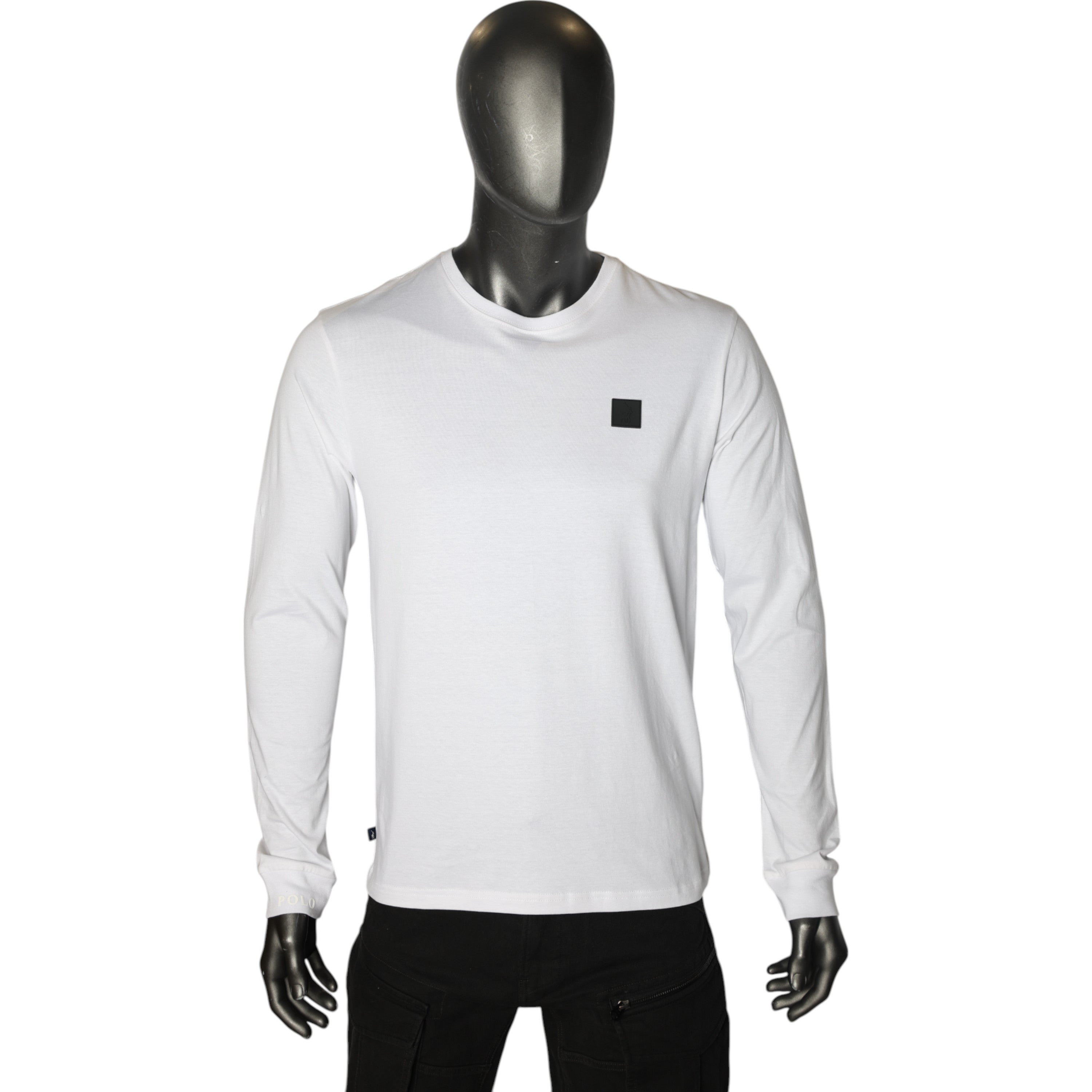 Polo Sweater Essential Classic Optic White
